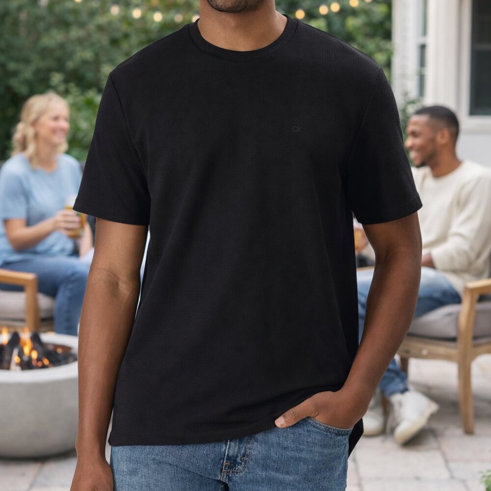 Calvin Klein Men's Waffle Tee